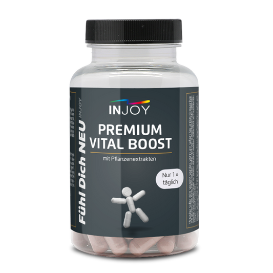 Vital Boost mit Maca, Tribulus Terrestris, Grüntee-Extrakt, Pfeffer-Extrakt