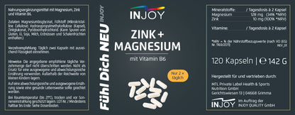 Zink Magnesium Vitamin B6 Kapseln